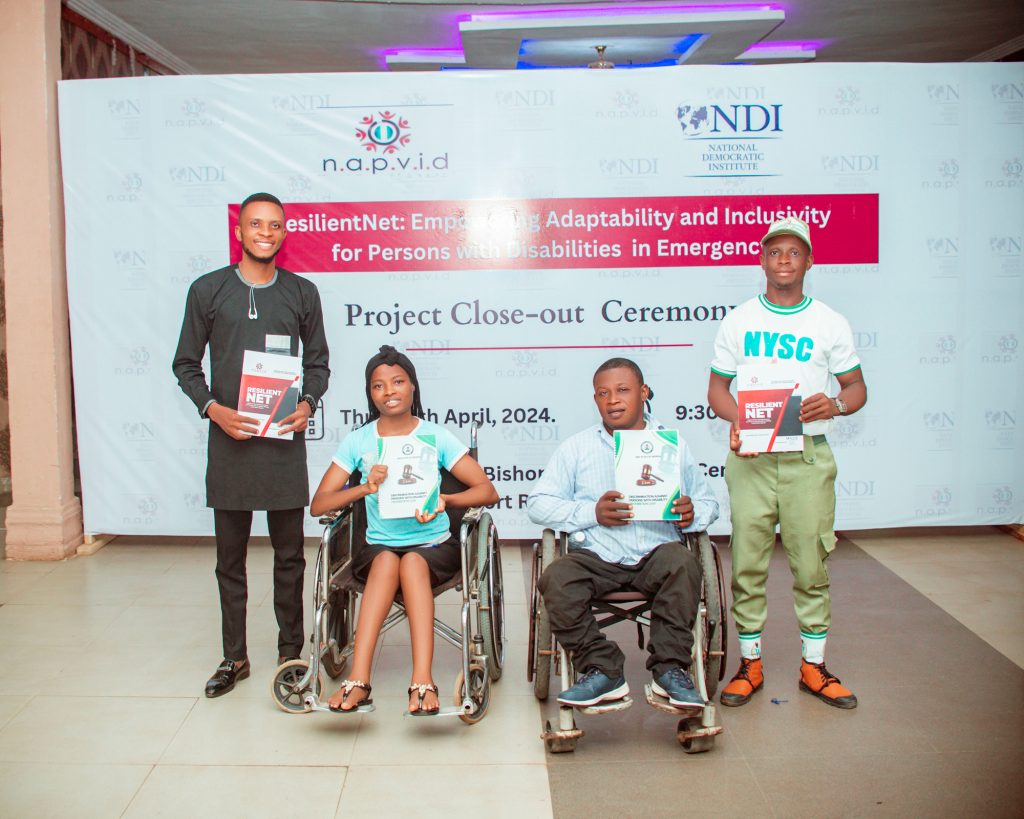 Presentation of ResilientNET Research Report, Advocacy Brief and Edo Disability Law