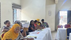 A cross section of participants seated at the SARC training session.